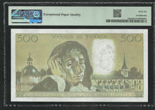 Charger l&#39;image dans la galerie, France : 500 Francs Pascal 1988 ; PMG : Gem UNC 66 (Ref 1993)
