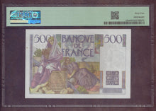 Charger l'image dans la galerie, France : 500 Francs  1946 ; Pick 129a ; PMG : Choice UNC 64 (Ref 4123)
