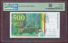 Charger l'image dans la galerie, France : 500 Francs Curie 2000 ; Pick 160d PMG : Suyperb Gem UNC 68 (Ref 4167)
