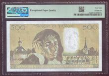 Charger l'image dans la galerie, France : 500 Francs Pascal 1988 ; Pick 156g PMG : Superb Gem UNC 68 (Ref 4171)
