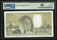 Charger l&#39;image dans la galerie, France : 500 Francs Pascal (3-3-1988) ; PMG : Choice UNC 64 ; EPQ
