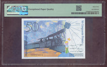 Charger l'image dans la galerie, France : 50 Francs Exupéry 1993 ; Pick 157b ; PMG : Gem UNC 65 (Ref 4128)
