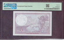 Charger l'image dans la galerie, France : 5 Francs Violet 1940 ; Pick 83 PMG : Gem UNC 66 (Ref 4149)
