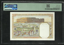 Charger l&#39;image dans la galerie, Algéria : 50 Francs 1944 ; PMG : Choice UNC 64 ; EPQ (Ref 1922)
