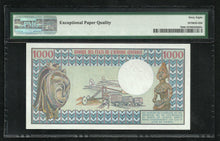 Charger l&#39;image dans la galerie, Chad : 1000 Francs 1980 ; PMG : Superb Gem UNC 68 ; EPQ

