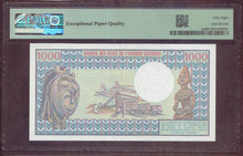 Charger l'image dans la galerie, Congo : 1000 Francs 1982 ; Pick 3e ; PMG : Choice UNC 58 (Ref 4184)
