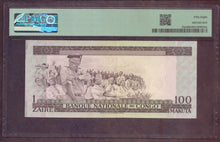 Charger l'image dans la galerie, Congo : 100 Makuta 1967 ; Pick 12a ; PMG : Choice UNC 58 (Ref 4183)
