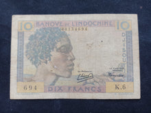 Charger l&#39;image dans la galerie, Indochine, Djibouti : 10 Francs 1946
