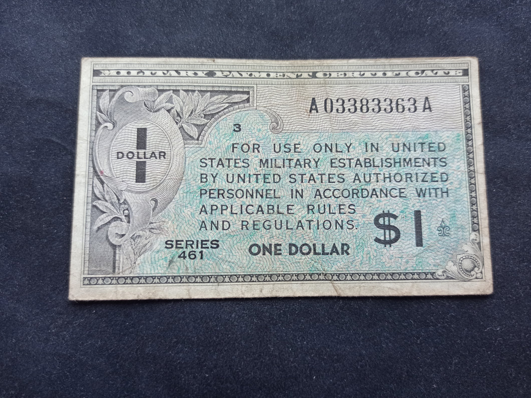 USA : 1 Dollar Series 461