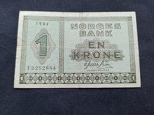 Charger l&#39;image dans la galerie, Norvège : 1 Krone 1944
