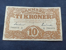 Charger l&#39;image dans la galerie, Danemark : 10 Kroner 1941
