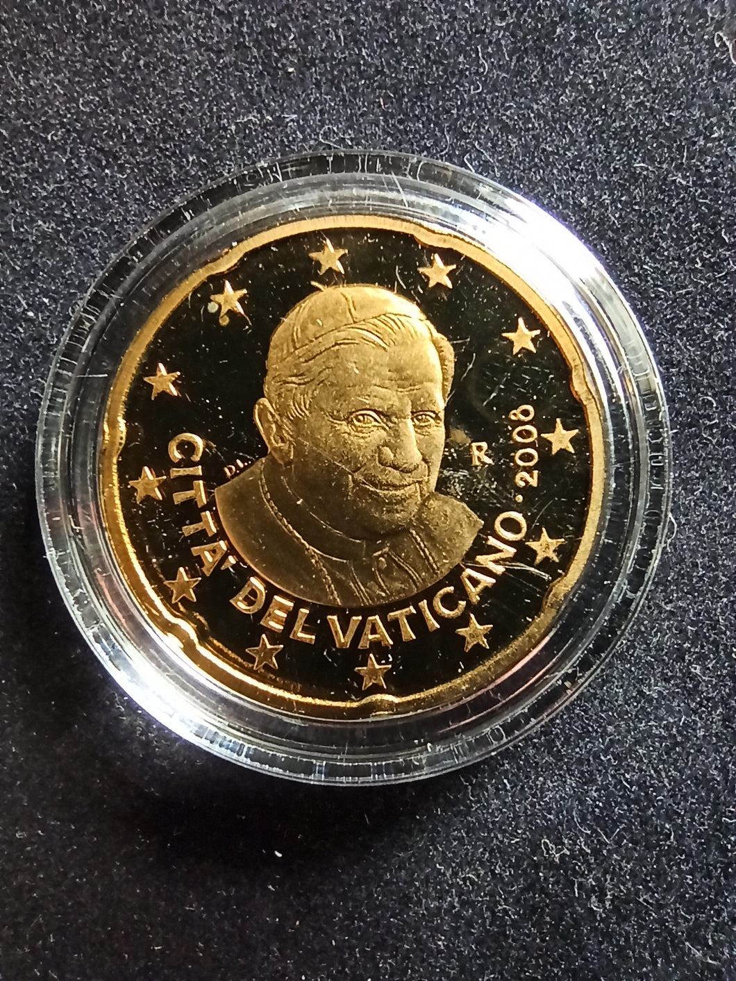 20 Cent BE Vatican 2008 issue du Coffret Benoit XVI