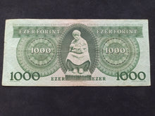Charger l&#39;image dans la galerie, Hongrie : 1000 Forint 1983 (Ref89)
