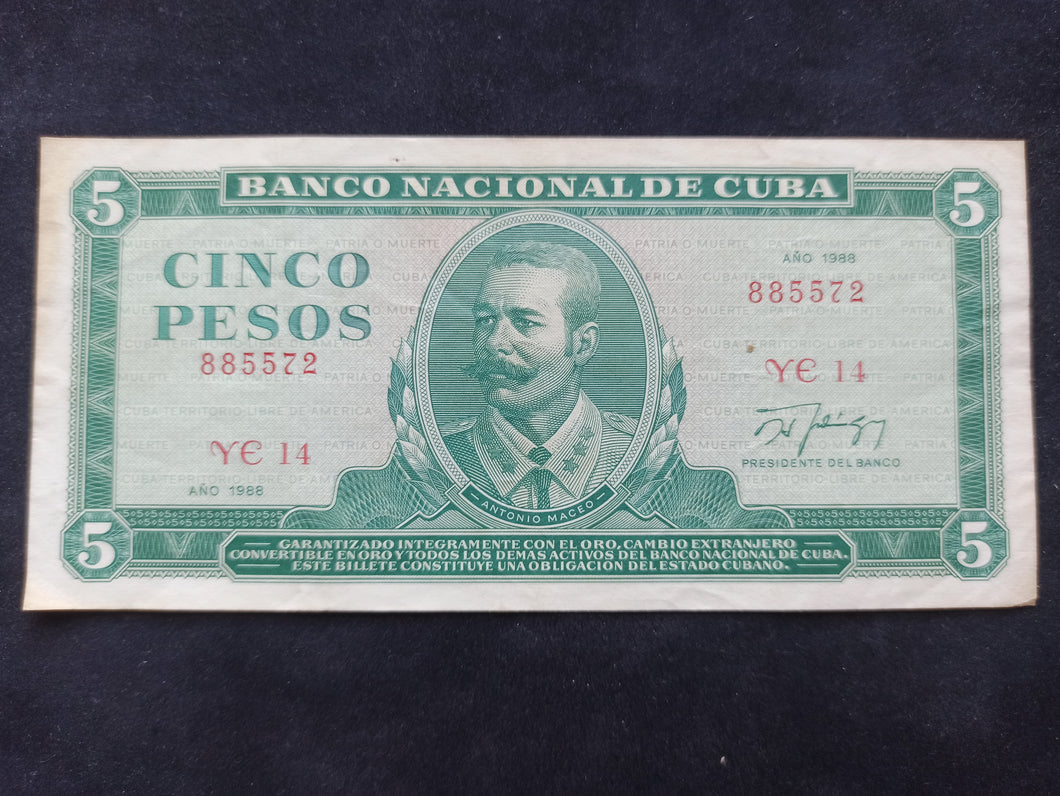 5 Pesos 1988 (Ref98)