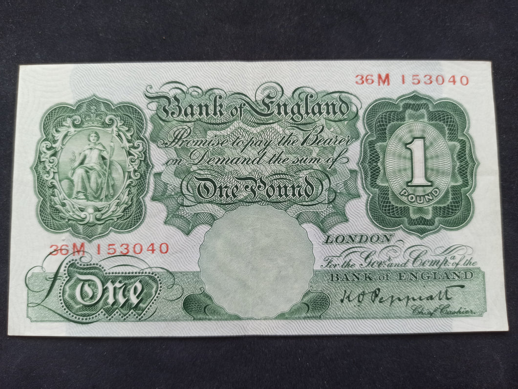 Great Britain / Angleterre : One Pound 1934-39 Sign Peppiatt (Ref80)