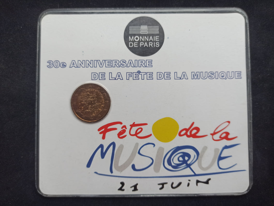 2011 : 2 Euro Bu Commémorative France : Fête de la Musique