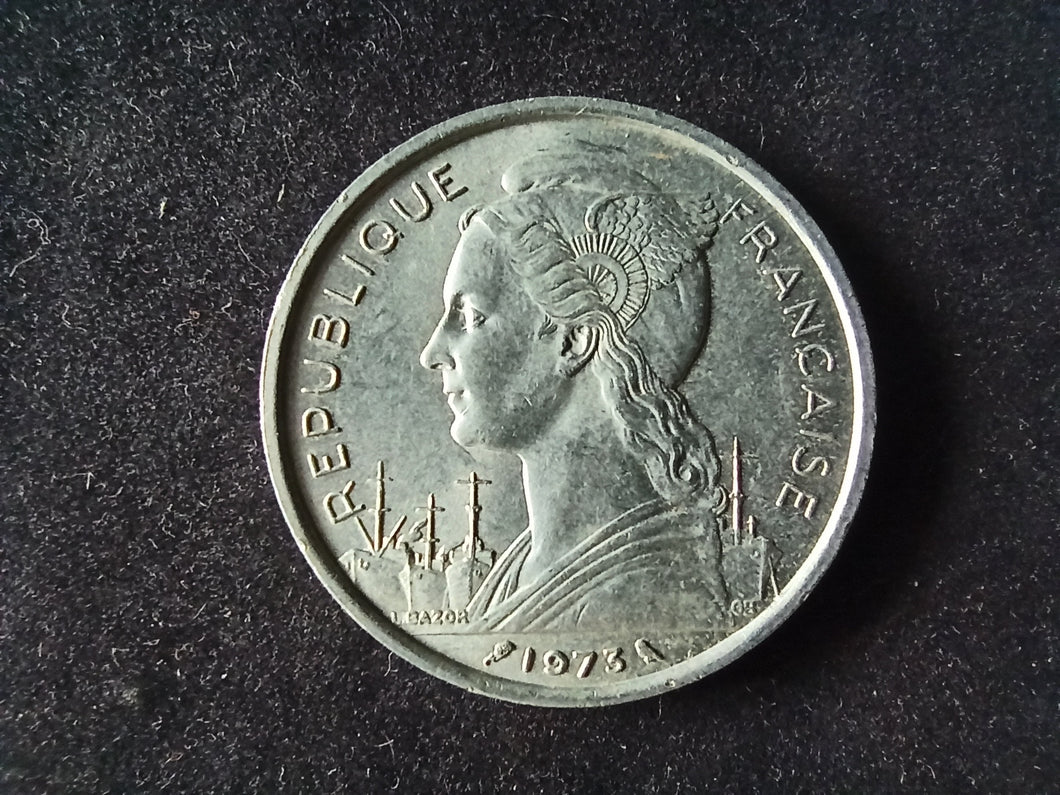 Réunion : 5 Francs 1973 (Ref 114)