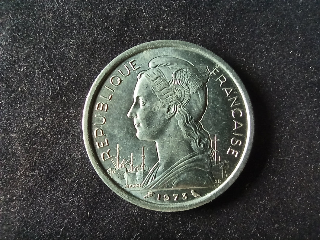 Réunion : 2 Francs 1973 (Ref 118)