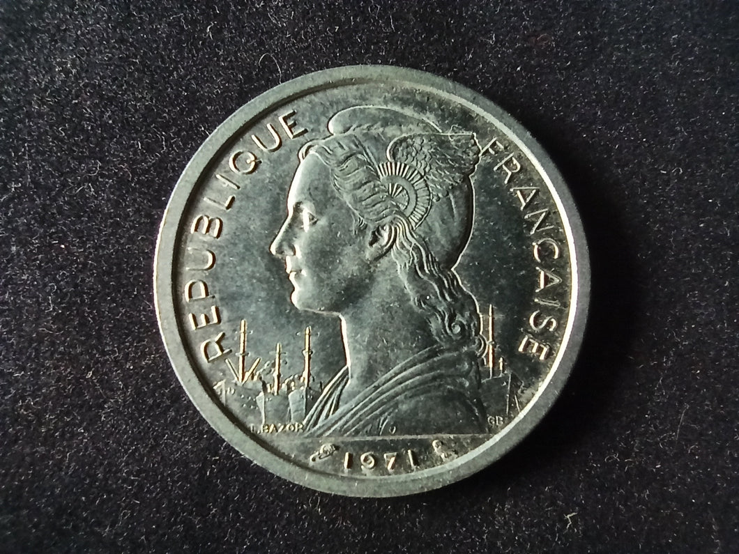 Réunion : 2 Francs 1971 (Ref 119)