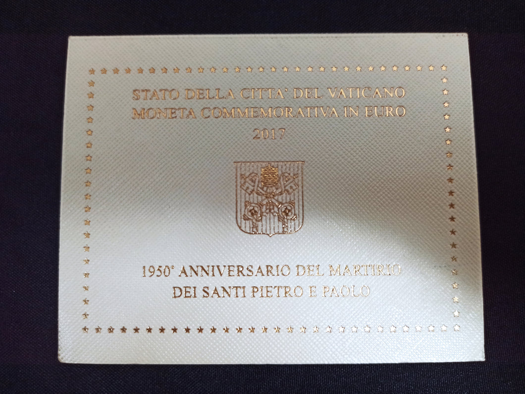 2 Euro BU Commémorative Vatican 2017 : Saint Pierre & Paul