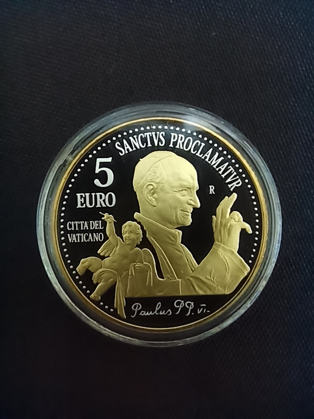 Vatican : 5 Euro Argent 2018 Canonisation Paul VI Version Doré (1500 Ex)