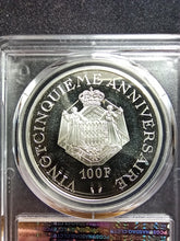 Charger l&#39;image dans la galerie, Monaco : 100 Francs 1974 Silver ; PCGS : PR 68

