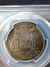 Charger l&#39;image dans la galerie, France : 100 Francs Silver 1997 Malraux ; PCGS : MS 65
