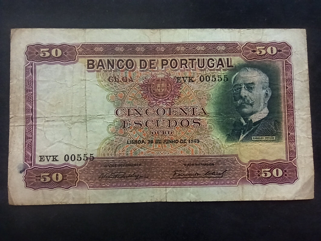 Portugal : 50 Escudos 1949 (Ref 235)