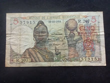 Charger l&#39;image dans la galerie, Afrique Occidentale : 5 Francs 1954 (Ref 242)
