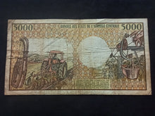 Charger l&#39;image dans la galerie, Tchad : 5000 Francs 1984 (Ref 243)
