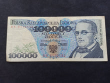 Charger l&#39;image dans la galerie, Pologne : 100000 Zlotych 1990 (Ref 341)
