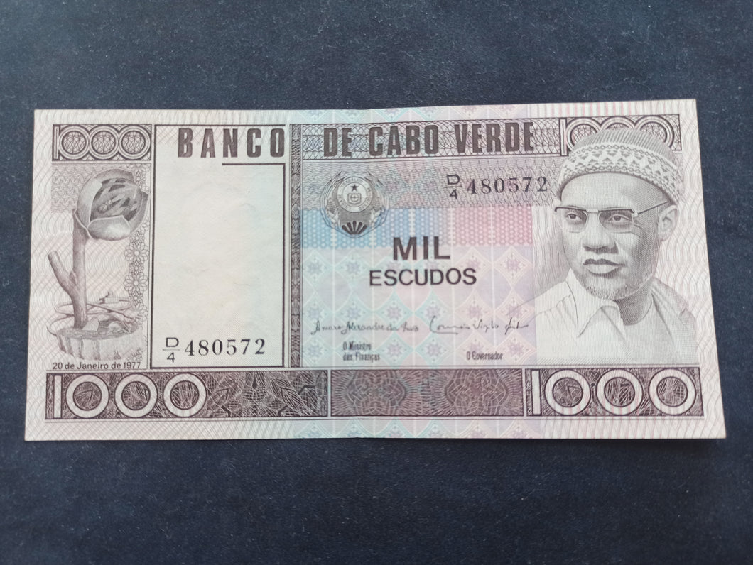 Cap Vert : 1000 Escudos 1977 (Ref 343)