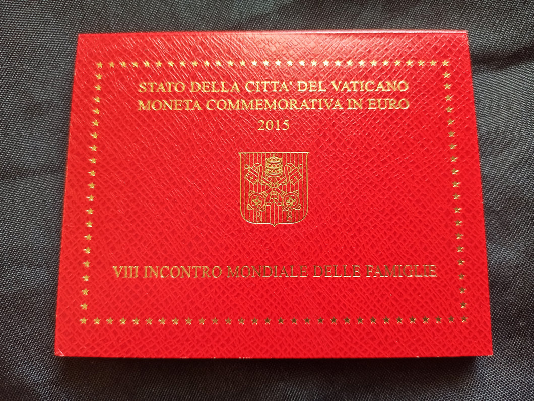 Vatican : 2 Euro Commémorative BU 2015 : Rencontre des Familles