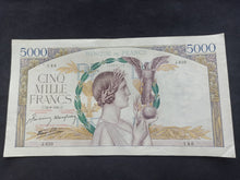 Charger l&#39;image dans la galerie, 5000 Francs Victoire (14-8-1941) (Ref 354)
