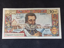 Charger l&#39;image dans la galerie, 50 Nouveaux Francs NF Henri IV (5-11-1959) (Ref 393)
