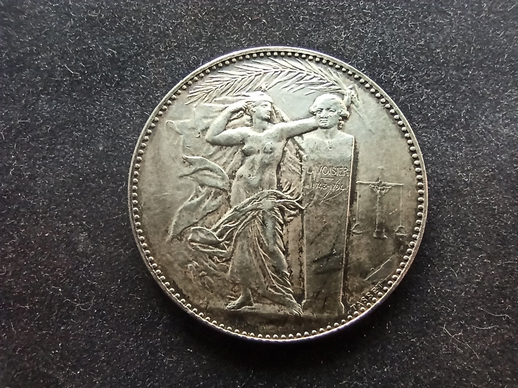 Jeton Argent Chambre Syndicale des Produits Chimiques 1880 (Ref 488)