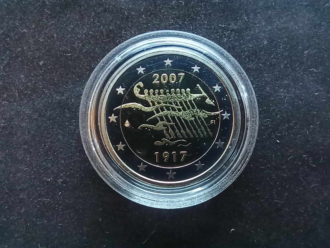 2 Euro Commémorative Finlande 2007 BE 90 Ans de l'indépendance