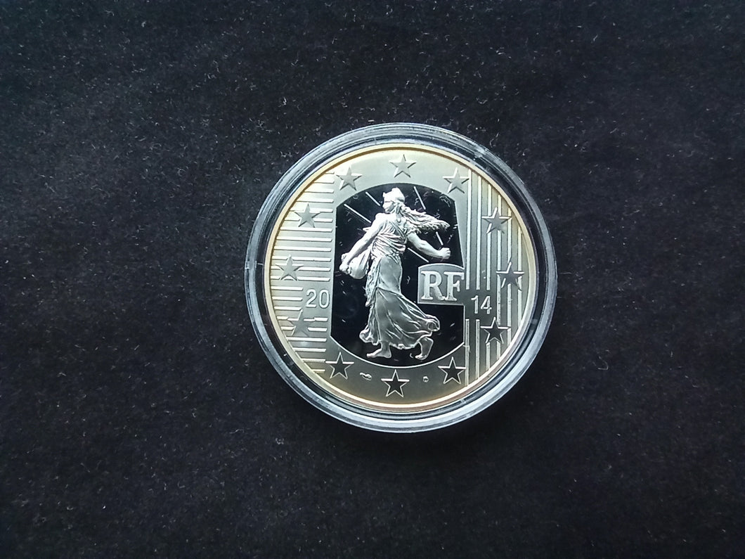 France : 10 Euro Argent 2014 Semeuse BE