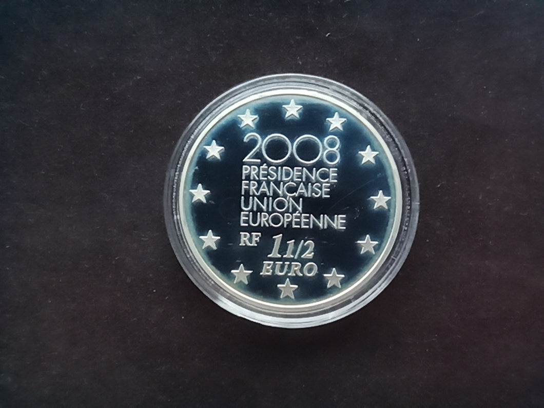 France : 1 Euro 1/2 Argent 2008 Europa BE