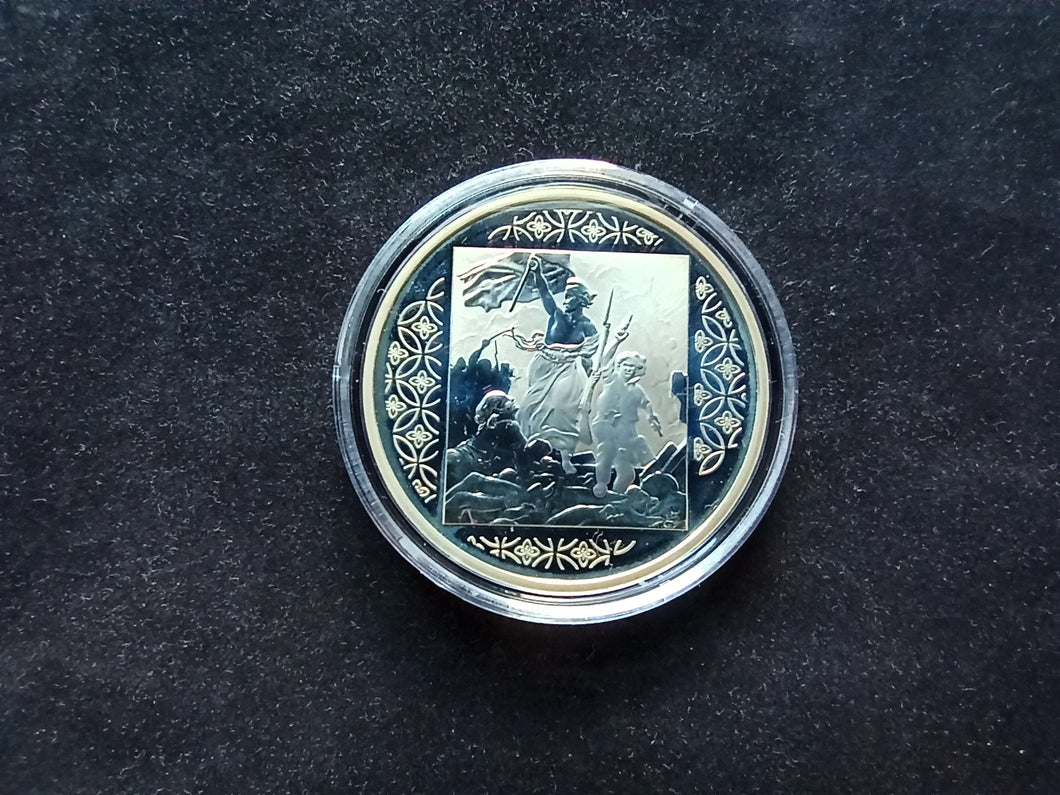 France : 1 Euro 1/2 Argent 2008 France Japon Peinture Française BE