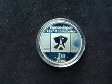 Charger l&#39;image dans la galerie, France : 1 Euro 1/2 Argent 2008 France Japon Peinture Japonaise BE
