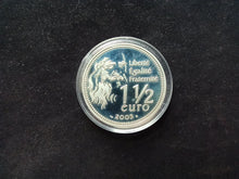 Charger l&#39;image dans la galerie, France : 1 Euro 1/2 Argent 2003 Mona Lisa BE
