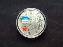 Charger l&#39;image dans la galerie, France : 1 Euro 1/2 Argent 2002 Gavroche Colorisé BE
