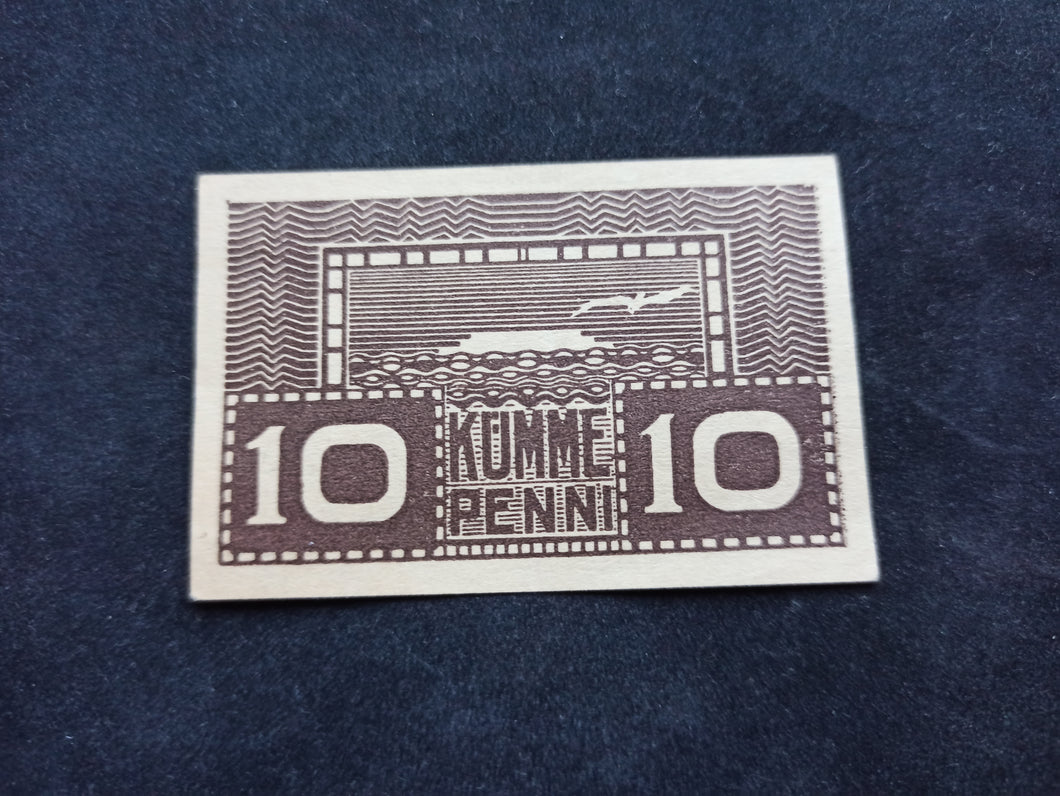 Estonie : 10 Penni 1919 (Ref 566)