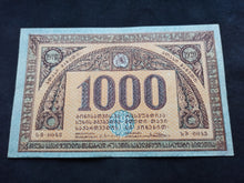 Charger l&#39;image dans la galerie, Géorgie : 1000 Roubles 1920 (Ref 575)
