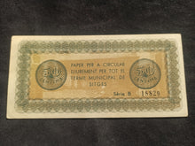 Charger l&#39;image dans la galerie, Espagne : 50 Centimes 1937 Conseil Municipal (Ref 588)
