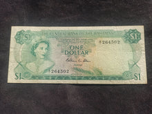 Charger l&#39;image dans la galerie, Bahamas : One Dollar 1974 (Ref 629)  Sign Allen
