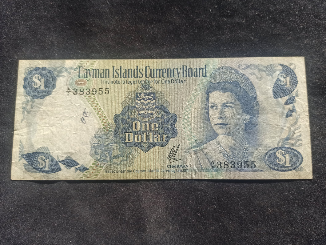 Cayman Islands : One Dollar 1971 (Ref 630)