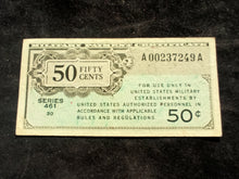 Charger l&#39;image dans la galerie, Etats Unis / USA : Military Payment : 50 Cents 1946 Series 461 (Ref 627)
