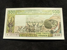 Charger l&#39;image dans la galerie, Afrique de l&#39;Ouest : Côte d&#39;Ivoire : 500 Francs 1986 A (Ref 605)
